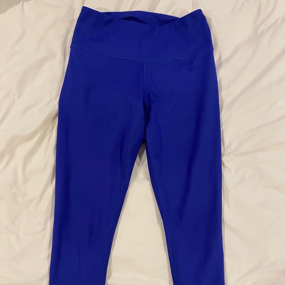Blue leggings!
